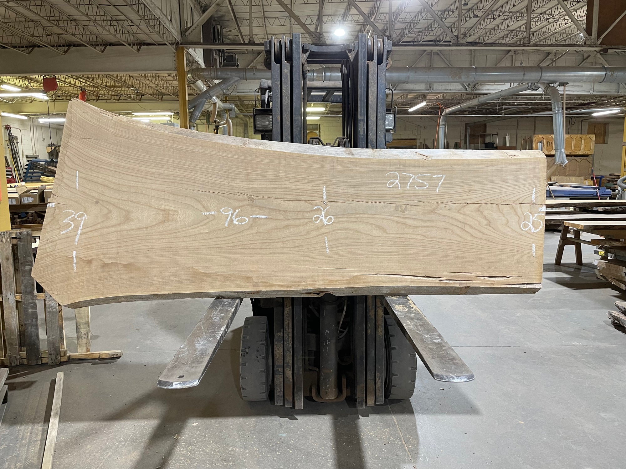 SIBERIAN ELM (2757) 96” L X 25-39” W X 3” T