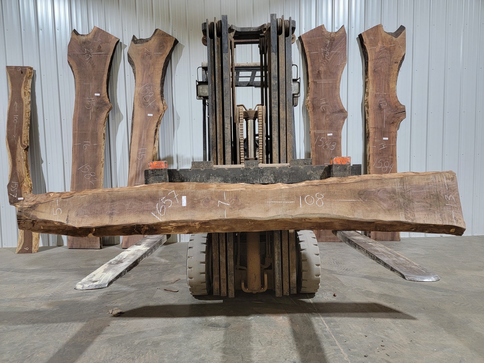 Black Walnut (1657) 108” L X 5-13” W X 2.25” T