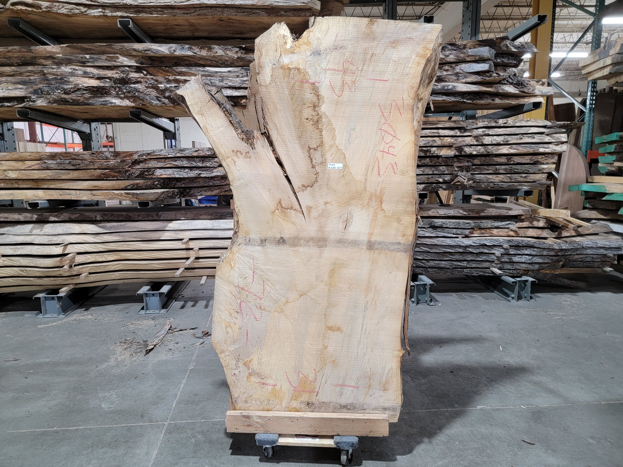 Maple (3043) 72" L x 31-43" W x 2.5" T