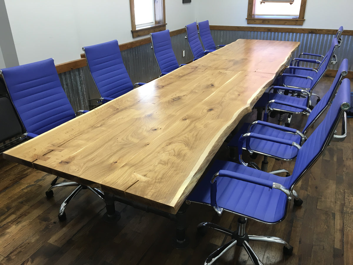 White Oak Conference Table 217 KC Custom Hardwoods